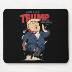 Rolig löpning som om Trump jagade dig Tröja Rolig Musmatta