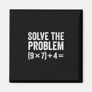 Rolig Lös Problemet 67 Meme Sex Sju Magnet