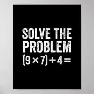 Rolig Lös Problemet 67 Meme Sex Sju Poster
