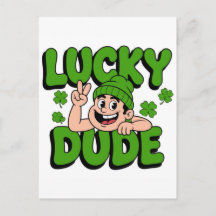 Rolig Lucky Goose St Patricks Day-design