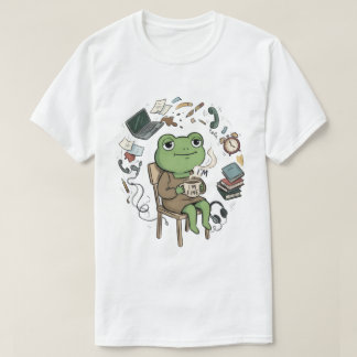Rolig Lugn i Kaos Tecknad Film T Shirt