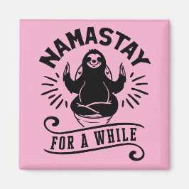 Rolig Lutfisk Badrumshumor Namastay Magnet
