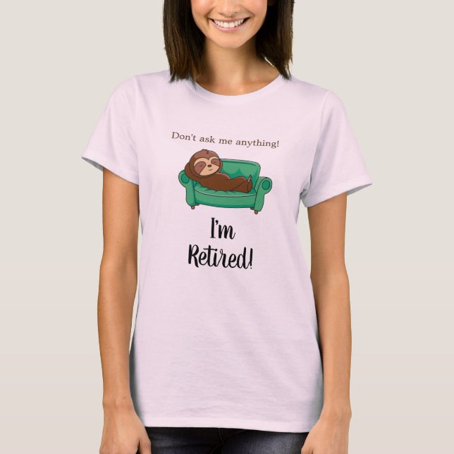 Rolig Lutfiskpensionär T-shirt (Framsida)