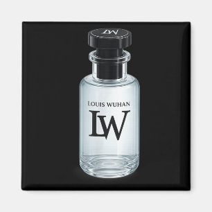 Rolig lw glasflaska sprayer meme magnet
