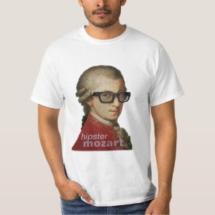 Rolig lycklig Hipster Mozart Tröja