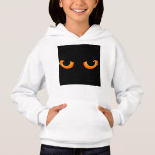 Rolig lysande spöklik ögon-hoodie för barn t shirt