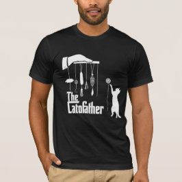 Rolig Mafia Katt Parodi Grafisk T-Shirt