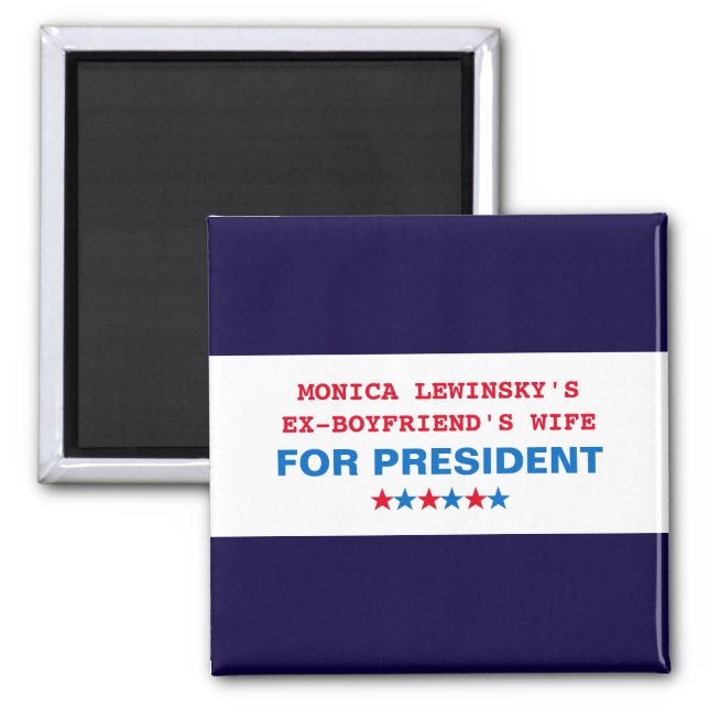 Rolig magnet 2016 för Hillary Clinton valkyl (Framsidan)