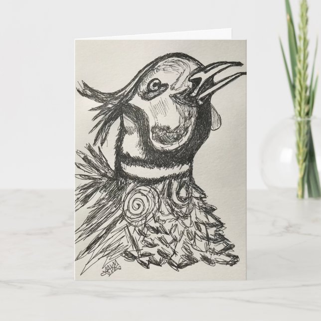 Rolig Magnipheasant Utomhus Fars Dag  Kort (Framsida)