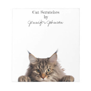 Rolig Maine Coon Katt Anteckningsblock
