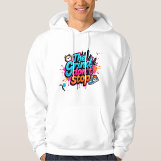 Rolig - Malandet Tar Inte Slut - Graffiti-gata Hoodie