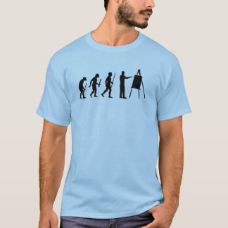 Rolig målningevolutionSilhouette Tee