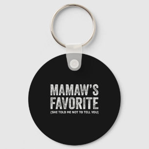 Rolig Mamaw's Favorit Vintage Nyckelring