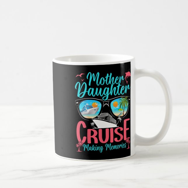 Rolig mamma dotter semester kryssning mor dotter kaffemugg (Höger)