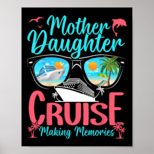Rolig mamma dotter semester kryssning mor dotter poster