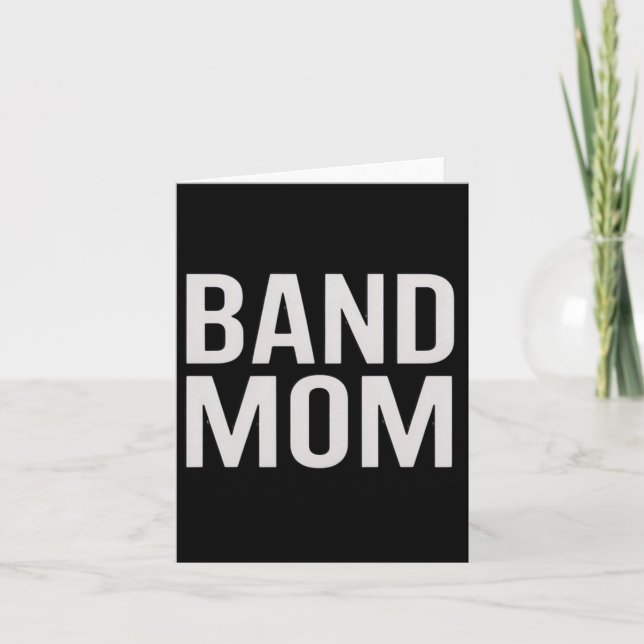 Rolig mamma högstadiet marscheringsorkester Söt Ro Kort (Framsida)