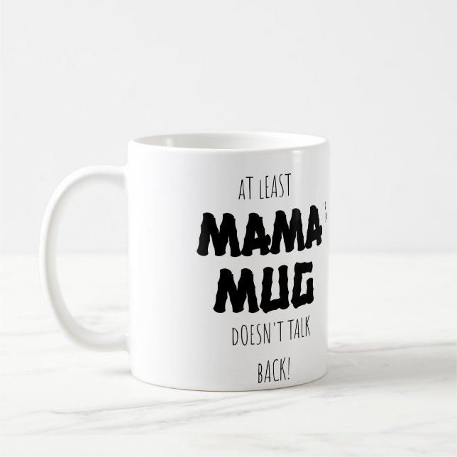 Rolig Mamma  Kaffemugg (Vänster)