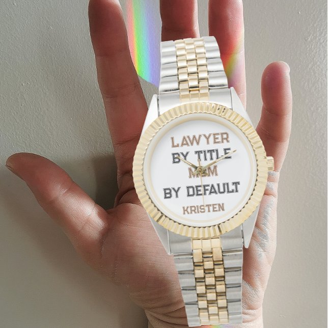 Rolig mamma som är advokat, mors dag armbandsur (Skapare uppladdad)