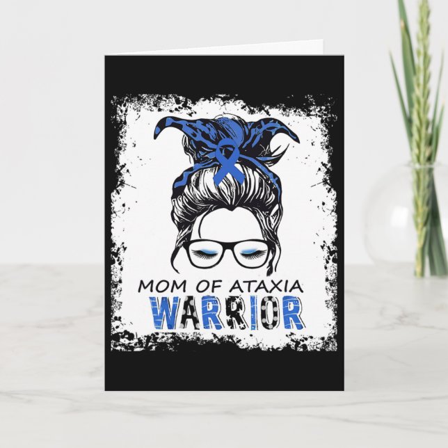 Rolig Mamma Till Ataxiakrigare  Kort (Framsida)