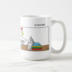 Rolig mammahönamatlagning kaffemugg