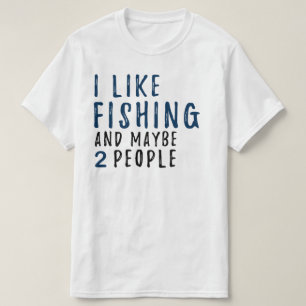 Rolig manar och sarkastisk fiskeskjorta t shirt