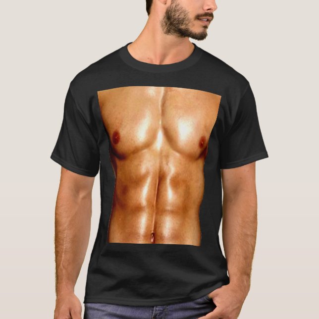 rolig manar t-skjorta, SEX PACKE T Shirt (Framsida)