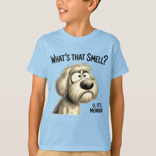 Rolig Måndag Lukt Humor Citat T Shirt