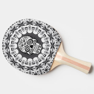 rolig Mandalaskalle Pingisracket