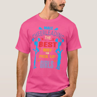Rolig manlig Cheerleading Upptagnings Cheerleading T Shirt