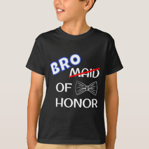 Rolig mans bröllop matchande sänghalare party bro t shirt