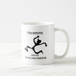 Rolig maraton kaffemugg