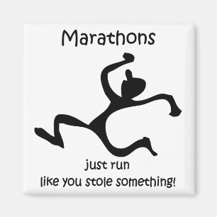 Rolig maraton magnet