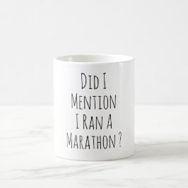 Rolig Maratonlöpare Maraton Löpning Skämt Kaffemugg