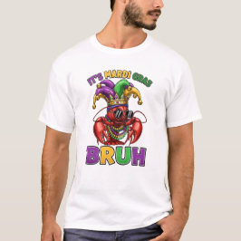 Rolig Mardi Gras Crawfish Bruh T Shirt
