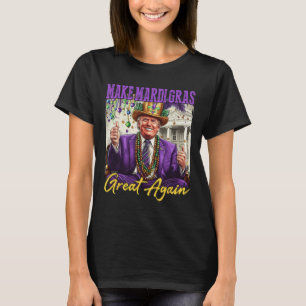Rolig Mardi Gras Donald Trump Mardi Gras Amerikans T Shirt