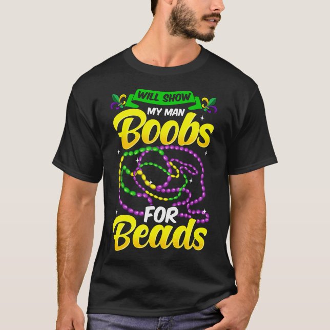 Rolig Mardi Gras-tröja T Shirt (Framsida)