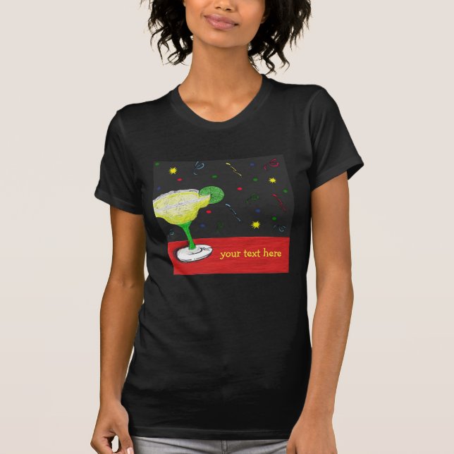 Rolig margarita t shirt (Framsida)
