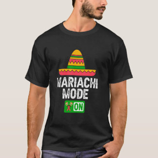 Rolig Mariachi Cinco de Mayo Mexikansk Sombrero T Shirt