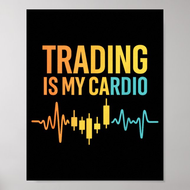 Rolig marknad för pappa som trader, handel noterin poster (Framsidan)