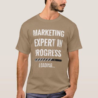 Rolig marknadsföring framtida marknadsförare stude t shirt