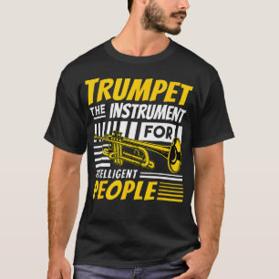 Rolig marscherande bandjazztrumpet bleckblåsare Hu T Shirt