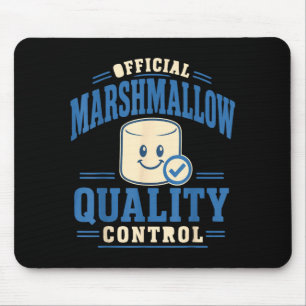 Rolig marshmallow-älskare musmatta