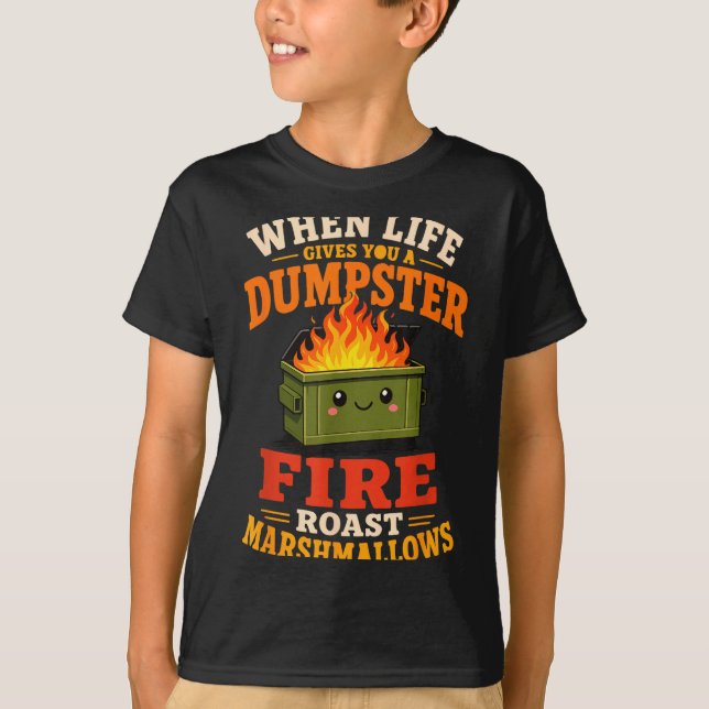 Rolig marshmallow  t shirt (Framsida)