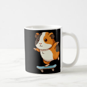 Rolig Marsvin Skater Skateboard Ballerina Zoo B Kaffemugg