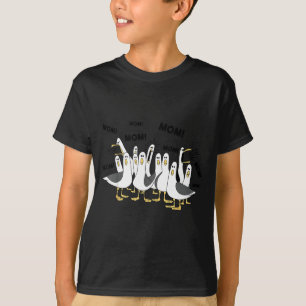 Rolig mås mamma hav liv mors dag fågel t shirt