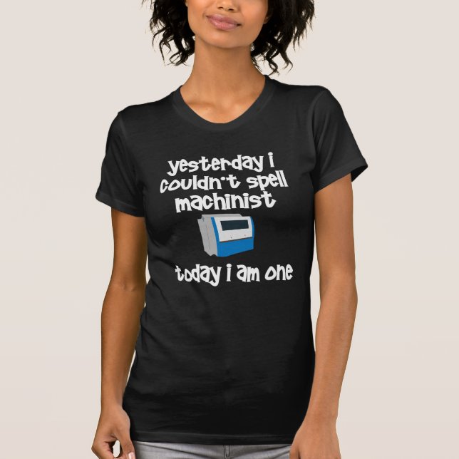 Rolig maskinist tee (Framsida)