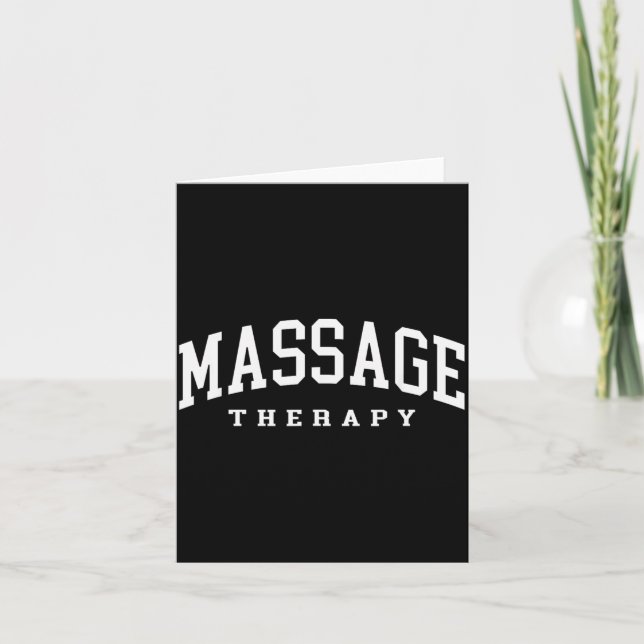 Rolig Massage Terapeut Muskelterapi Roligt Kort (Framsida)