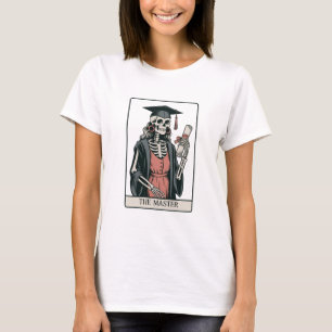 Rolig Master-avgifts-skelett-utexaminerad T Shirt