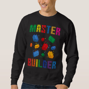 Rolig Masterbyggare Lego Byggare Roliga Klossar By Lång Ärmad Tröja