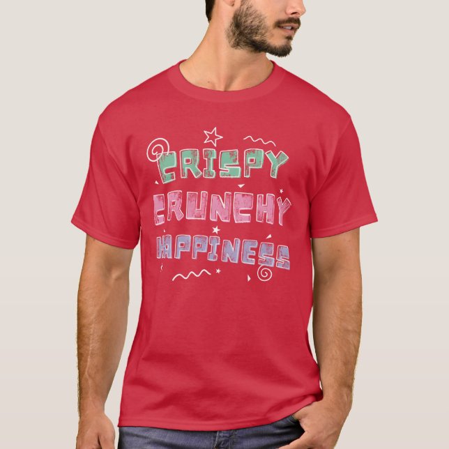 Rolig matcitat design present t shirt (Framsida)